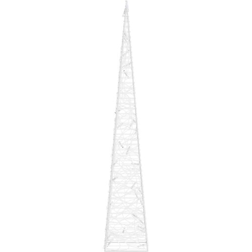  Akrilni ukrasni stožac s LED svjetlima plavi 60 cm Slike