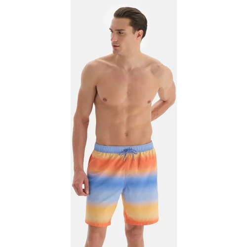 Dagi Swim Shorts - Blue - Color block