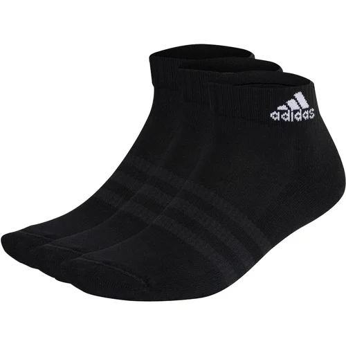 Adidas Ponožky Cushioned Sportswear Ankle Socks 3 Pairs Black M