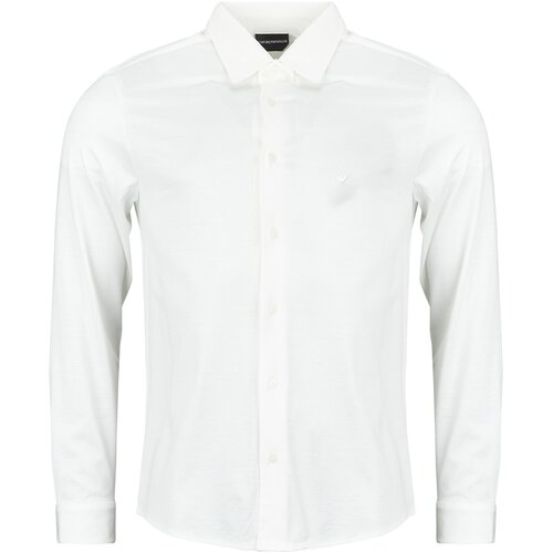 Emporio Armani Srajce z dolgimi rokavi EM004604 Bela Cene