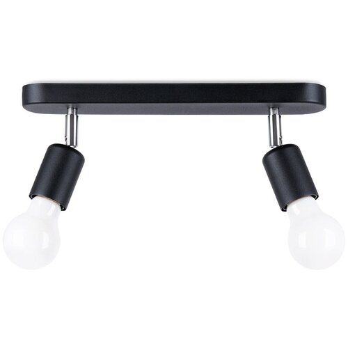 Nice Lamps črna stropna svetilka &oslash; 6 cm brando &ndash; Cene