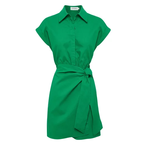 Tussah Košulja haljina 'AVRIL' zelena