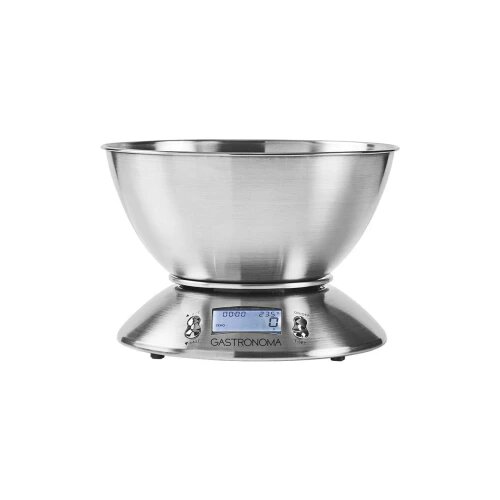 Gastronoma 18310021 digitalna kuhinjska vaga digitalni digitalna, sa mjernom &amp;scaron;alicom Opseg mjerenja (kg)=5 kg srebrna 21 Slike