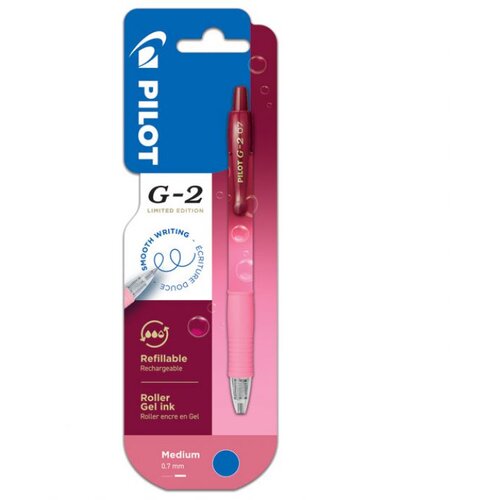 Roler GEL GRIP 0,7 MM G2 BUBBLE PILOT BLG27TRB-PG-L (PLAVI ISPIS) ROZI BLISTER Cene