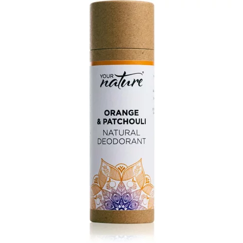 Your Nature Natural Deodorant čvrsti dezodorans Orange & Patchouli 70 g