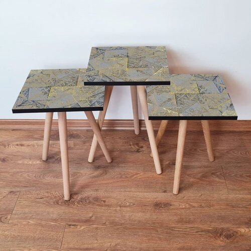 Hanah home set klub stočića 3Shp327, 3 komada, Šarena Cene