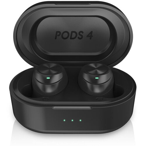 Niceboy pods 4 - bežične slu&scaron;alice 500 mah + 2x 70 mah IPX5 crna Cene