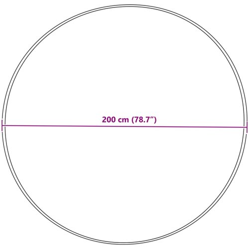  Tepih od umjetne ovčje kože TAFALLA Krem &amp;Oslash; 200 cm Poliester Slike