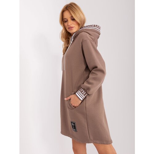 RELEVANCE Tunic-RV-TU-9224.95P-Brown Cene