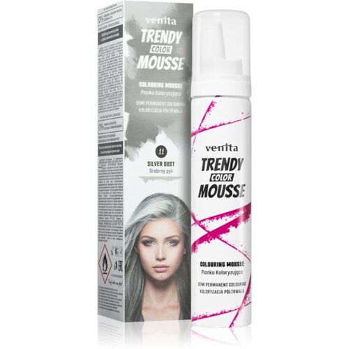 VENITA Trendy Color Mousse pena za barvanje brez amoniaka odtenek No. 11 - Silver Dust 75 ml Cene