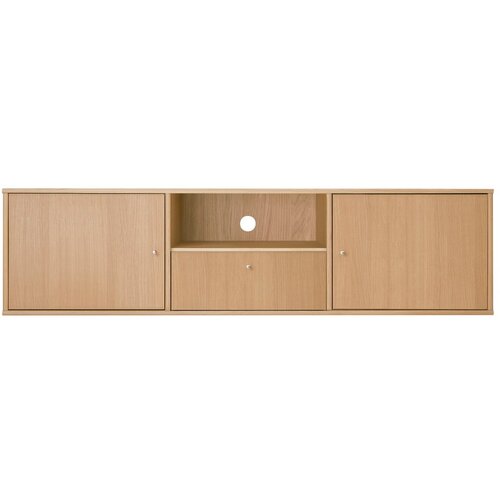 Hammel Furniture TV omarica v hrastovem dekorju v naravni barvi 161x42 cm Mistral &amp;ndash; Slike