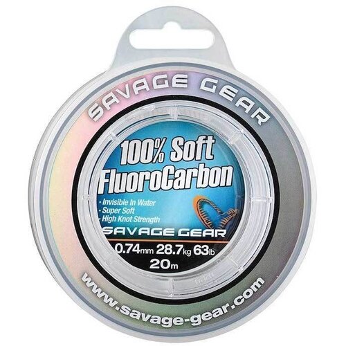 Savage Gear fluorocarbon sg soft 0/30MM / 50M -clear Cene