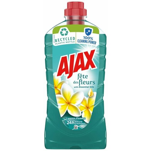 Ajax tečnost za podove floral fiesta lagoon flowers (plavi) 1000 ml Slike