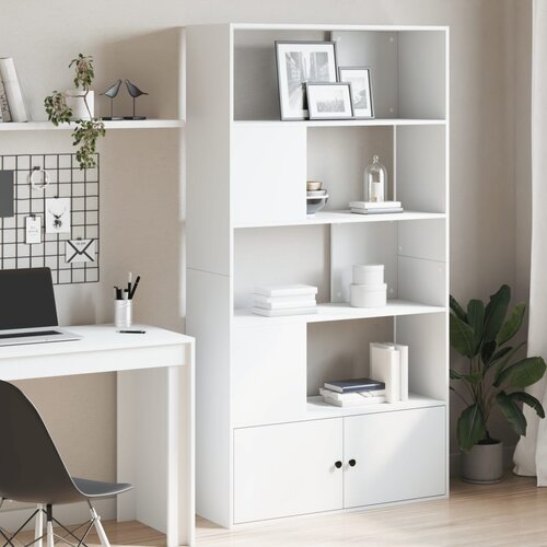 vidaXL Regal za knjige bijeli 100x36x189 cm od konstruiranog drva Cijene