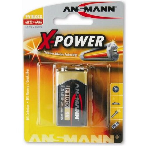 Ansmann 1 Alkaline 9V block X-Power Slike