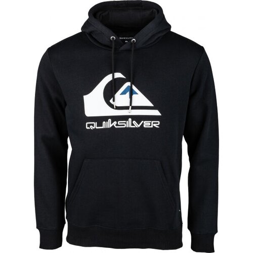 Quiksilver Big Logo Pulover s kapuco black Cene