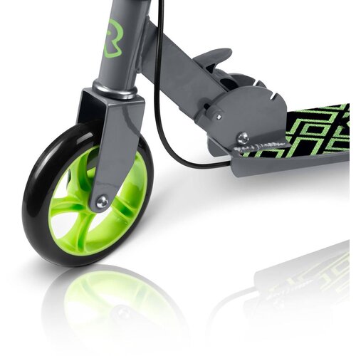 Ricokids romobil za djecu Kodi, PU kotači, crno zeleni Slike