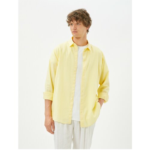 Koton shirt - yellow - regular fit Cene