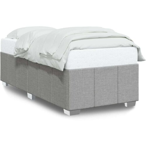 VidaXL okvir za krevet svjetlosivi 80x200 cm od tkanine Slike
