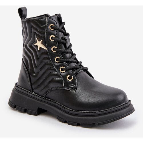 EVENTO Insulated children's ankle boots with a zipper made of Eco leather black Liotira Cijene
