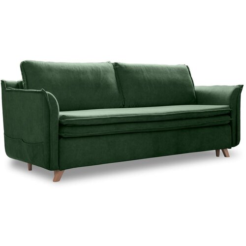 Miuform Zelena baršunasta sklopiva sofa 225 cm – Cene