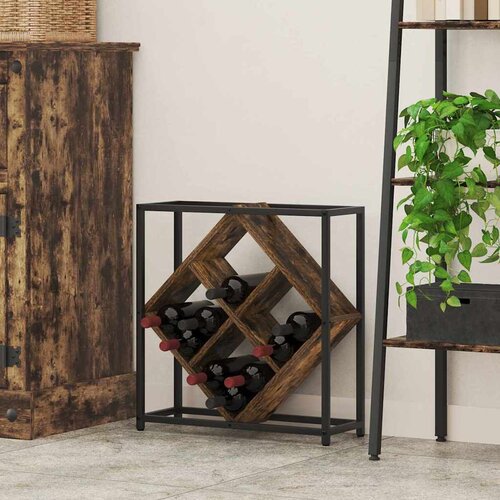  Stalak za vino Dimljeni hrast 51 x 18 x 52,5 cm Cijene