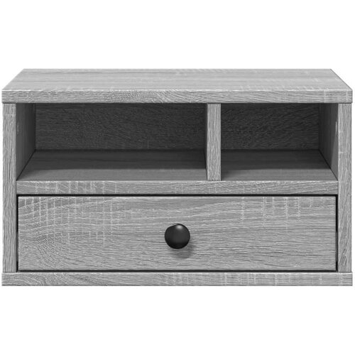 VidaXL Stalak za pisač siva boja hrasta 40x32x22,5cm konstruirano drvo Slike