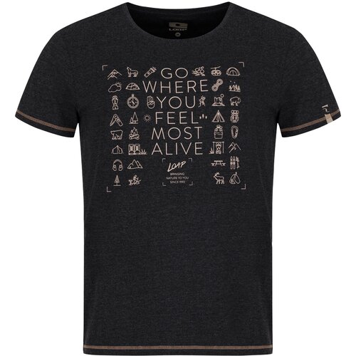 LOAP Men&amp;#039;s T-shirt ALEXUS Black Slike