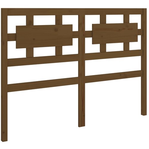 Maison Chic posteljno vzglavje - vzglavna omarica - nočna omarica medeno rjavo 205,5x4x100 cm trdna borovina, (21707169) Cene