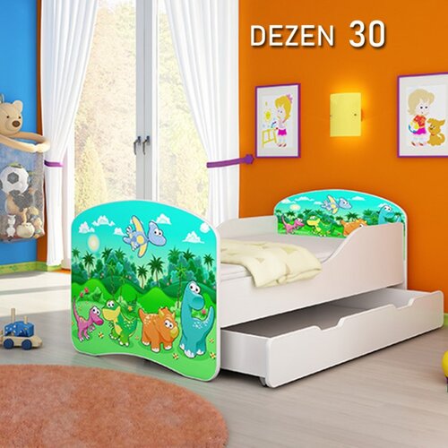 Olimp Sport dečiji krevet drveni 180x80cm sa fiokom i gratis dušek 45 dezena Cene