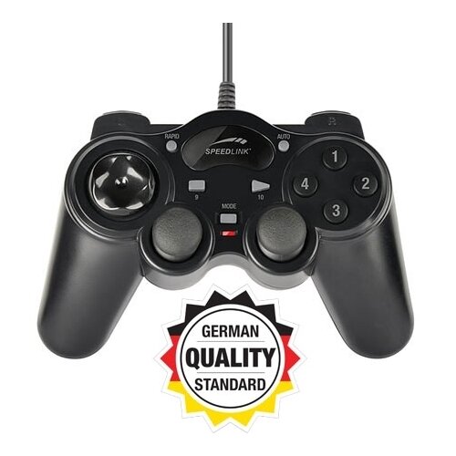Game Pad SPEEDLINK THUNDERSTRIKE USB, black for PC, black, SL-6515-BK Cijene