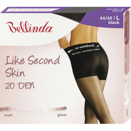 Bellinda LIKE SECOND SKIN, 20 denske hlačne nogavice - 230 AMBER, M/44 Cene