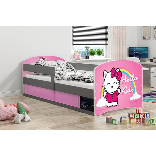 BestBed POSTELJA LUKI 160X80 - HELLO KITTY (VE� BARV)-Grafit Cene