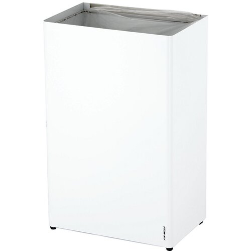 Air Wolf ko&amp;scaron; za odpadke, prostornina 60 l, &amp;scaron;xvxg 389 x 612 x 250 mm, nerjavno jeklo, belo pra&amp;scaron;kasto lakirano Slike