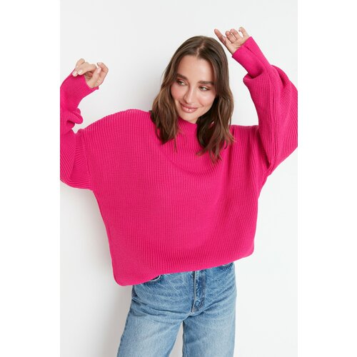 Trendyol Sweater - Pink - Oversize Slike
