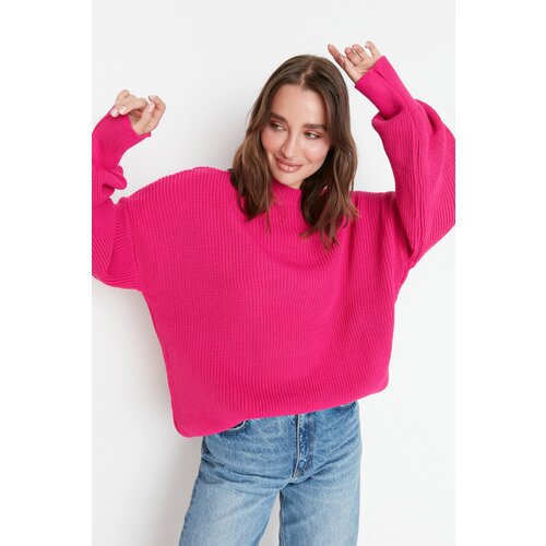 Trendyol Sweater - Pink - Oversize Slike