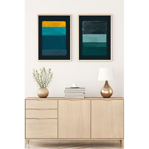 Wallity Uramljena slika Huhu91, 20x30 cm, 2 dijela Cijene