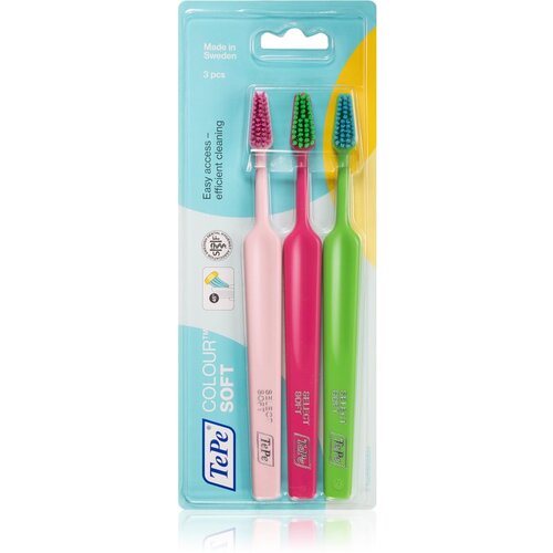 TEPE SWEDEN colour Soft mekana četkica za zube 3 kom Slike