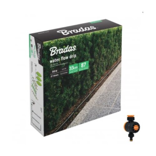 Bradas Set za zalivanje DSWWF50-SET2-T, 50 m, Crni Cene