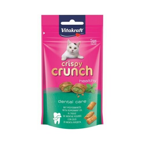 Vitakraft crispy crunch dental 60g hrana za mačke Slike