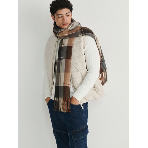 Reserved karirast šal - rjava Cene