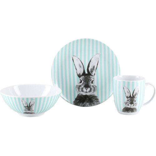 Creatable SERVIS ZA ZAJTRK Happy Bunny Slike