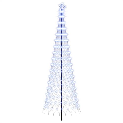  LED božićno drvce 300 cm 350 LED lampica Plava Željezo Crna - Plava 300 cm Slike