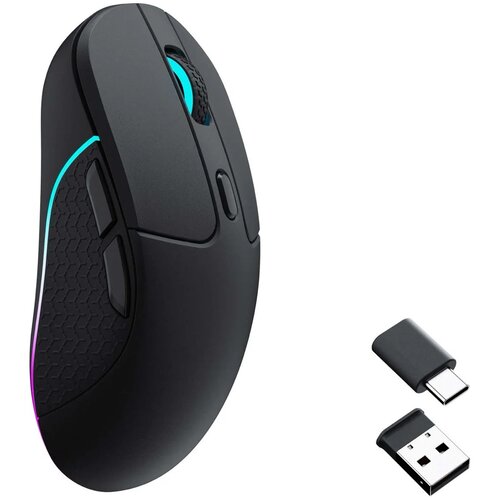 KEYCHRON M3 Brezžična Mi&scaron;ka / BT / 2.4Ghz / 1000 Hz / RGB / M3-A1 / Black, (5000120115) Cene