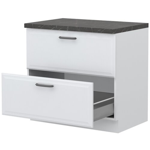 Jela ELEMENT ZA KUHINJO EVIA R-90-2MBOX Z DVEMA KOVINSKIMA PREDALOMA Slike
