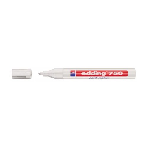 Paint marker E-750 2-4mm Edding bela 12PM03A Slike