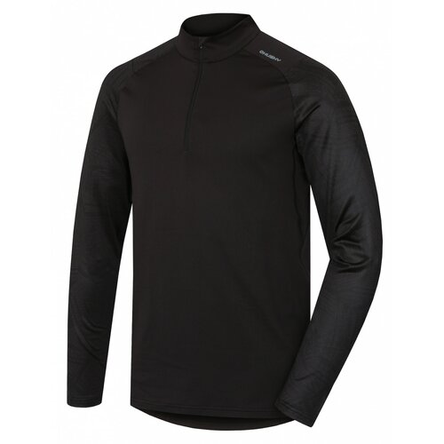 Husky men's thermal t-shirt - autumn, winter active winter long zip black Cene