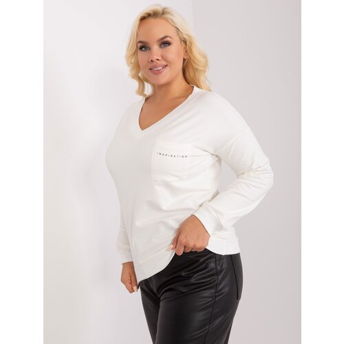 Fashion Hunters Women&amp;#039;s cotton blouse size Ecru Slike