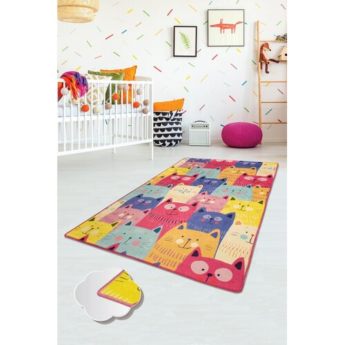 Conceptum Hypnose Cats Multi Djt Multicolor Hall Carpet (100 x 200) Cene