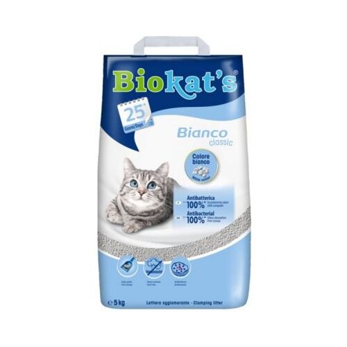 Biokats posip za mačke Bianco Classic 5 kg Cene